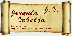 Jovanka Vukelja vizit kartica